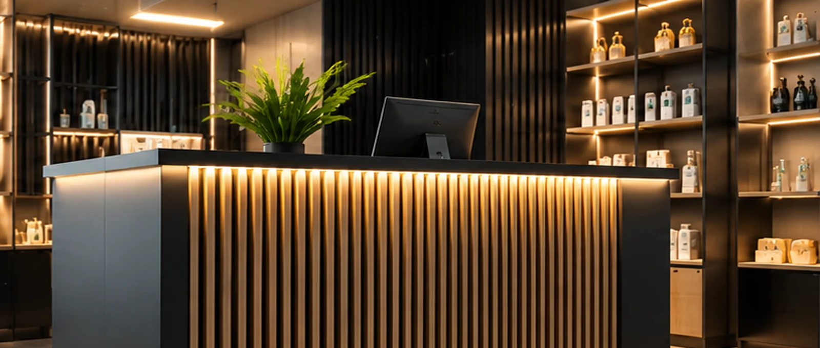 Mostrador comercial moderno Color360°